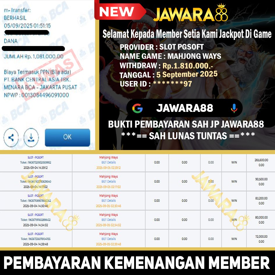 Bukti Kemenangan
