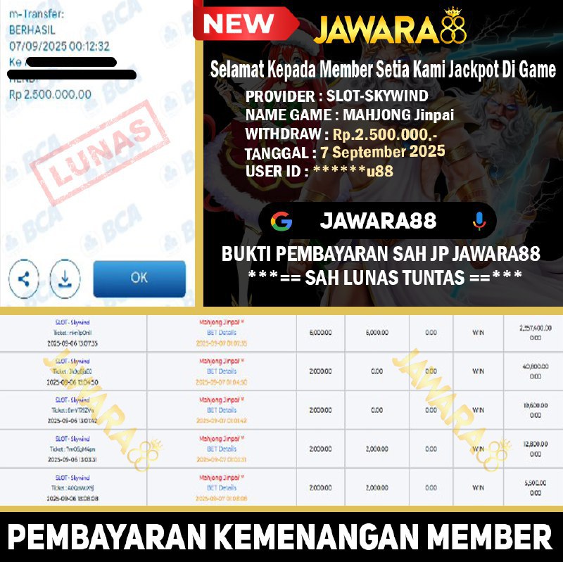 Bukti Kemenangan