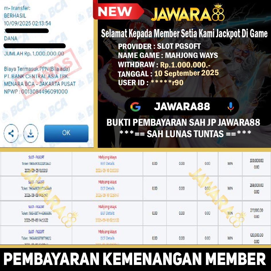 Bukti Kemenangan