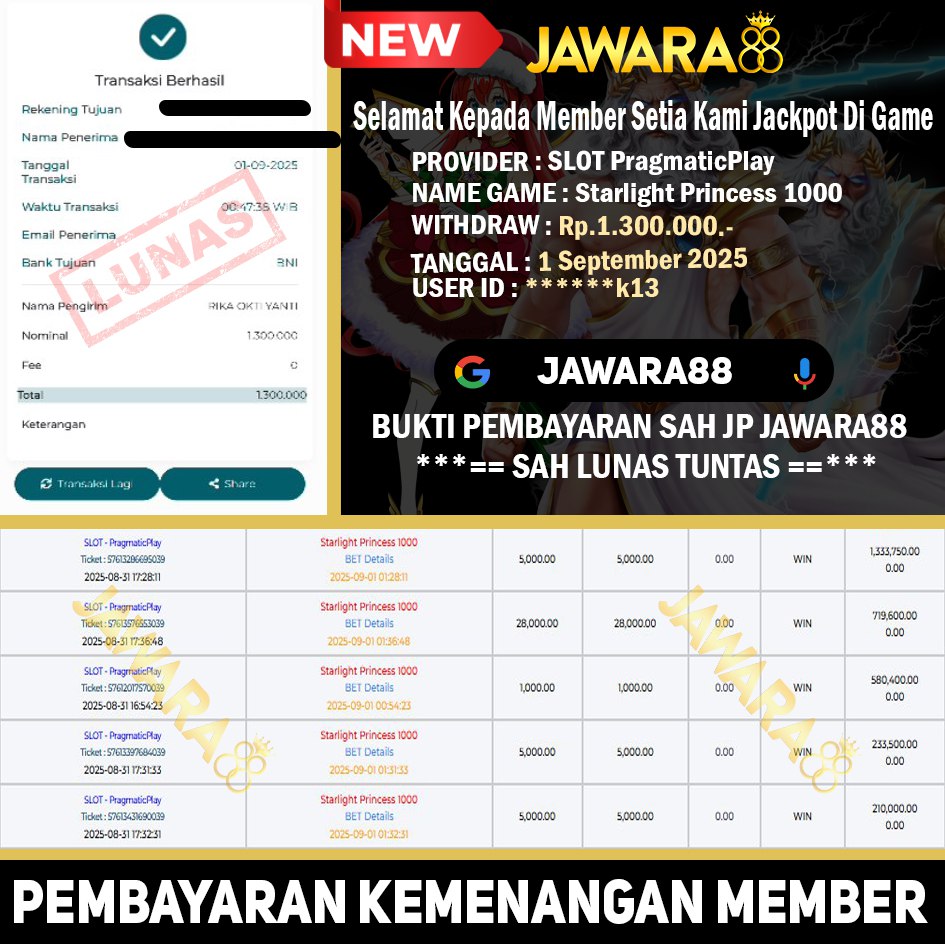 Bukti Kemenangan