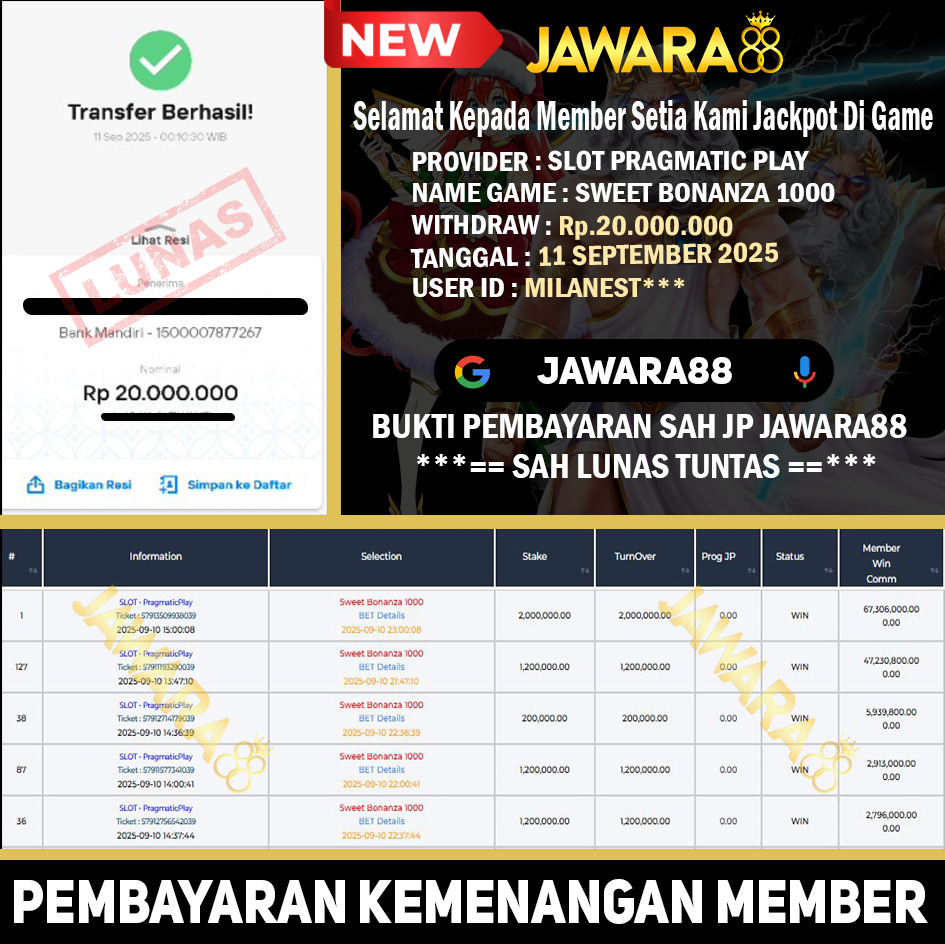 Bukti Kemenangan