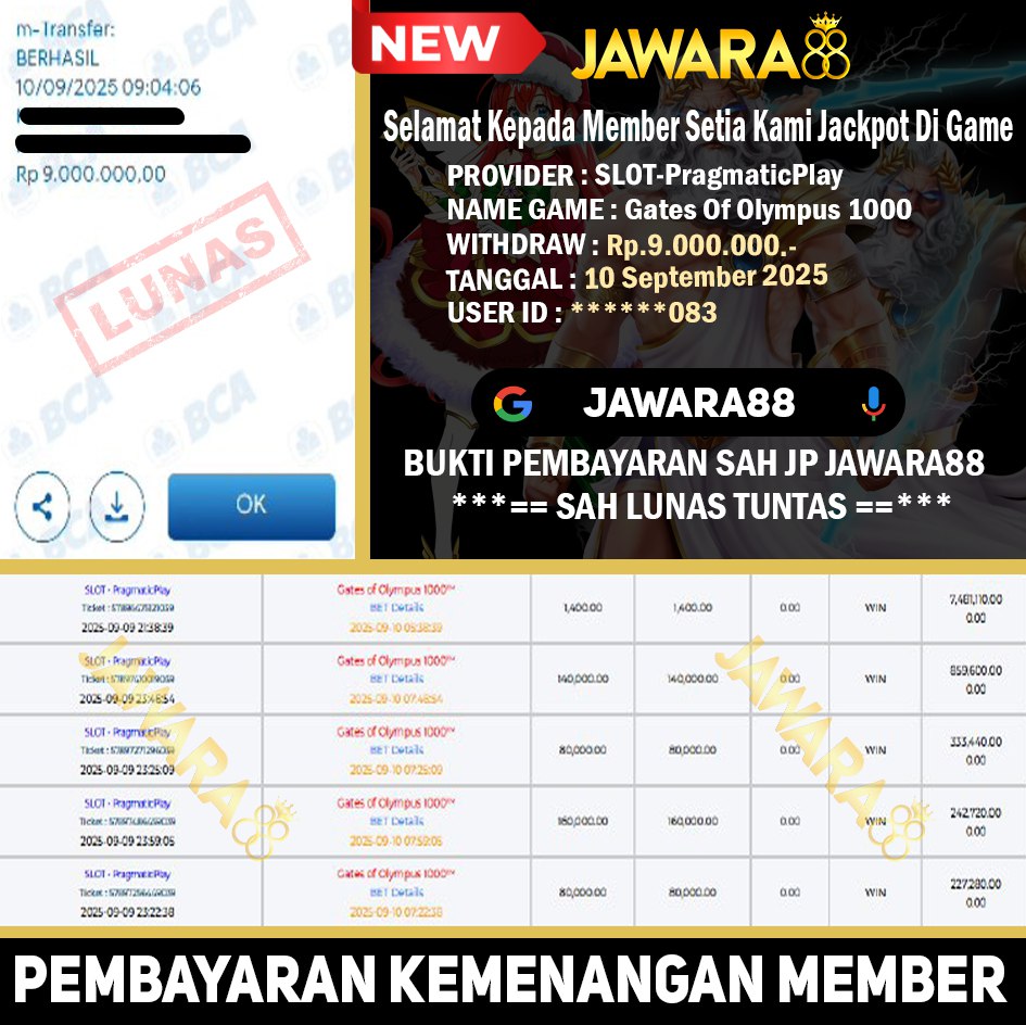 Bukti Kemenangan